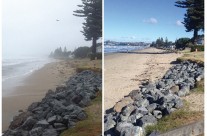 Orewa Beach, Cyclone Lusi 15 March 2014