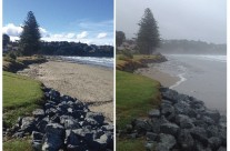 Orewa Beach, Cyclone Lusi, 15 March 2014