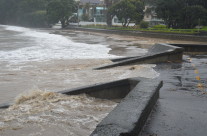 Castor Bay Beach, King Tide 31.9.15