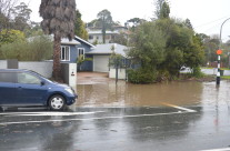 Corner Beach Road & Castor Bay Road, King Tide 31.9.15