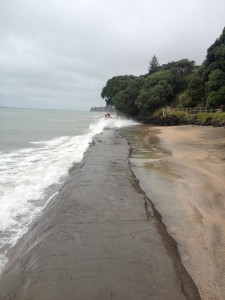 Example coastal high tide