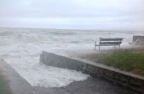 Milford Beach, King Tide 31.9.15