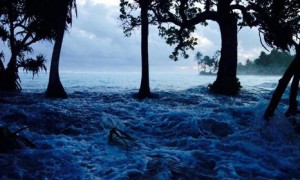 King Tide floods Marshall Islands' capital Majuro, 03 March 2014. Image: Alson J. Kelen via rtcc.org